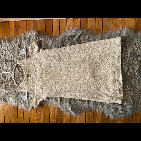 Sophia + Zeke white lace dress size Large - Picture 2 of 4